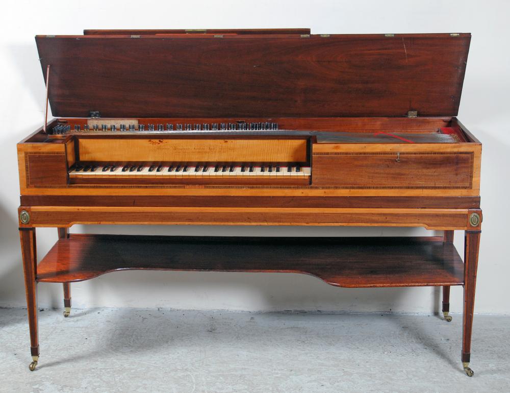 Appraisal: A MAHOGANY CASED SQUARE PIANO inscribed Johannes Broadwood Londini Fecit