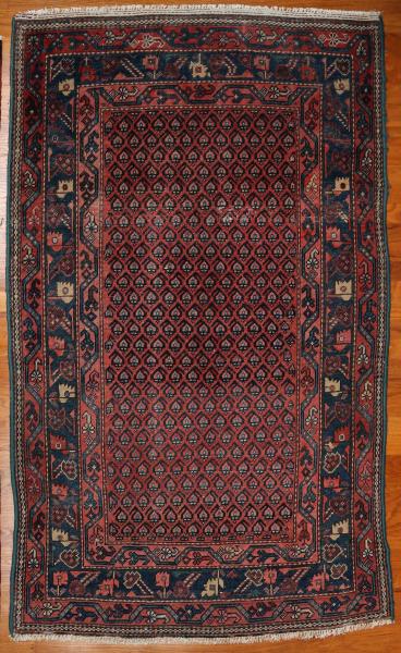 Appraisal: A MID TH CENTURY PERSIAN HAMADAN AREA RUGThe hand made