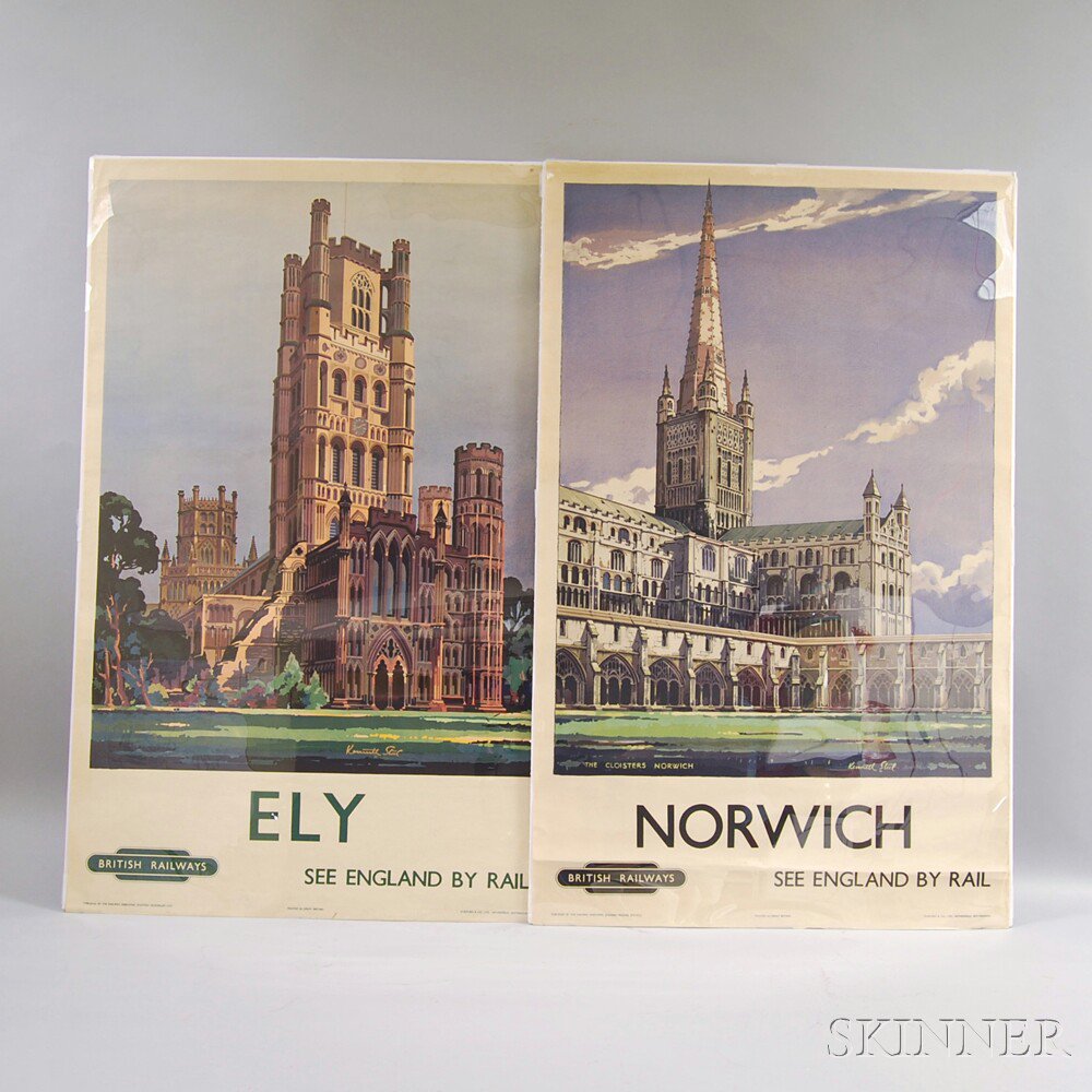 Appraisal: Two British Railways - See England by Rail Lithograph Travel