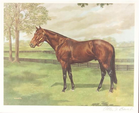 Appraisal: Allen F Brewer Jr American - Nashua color lithotone print