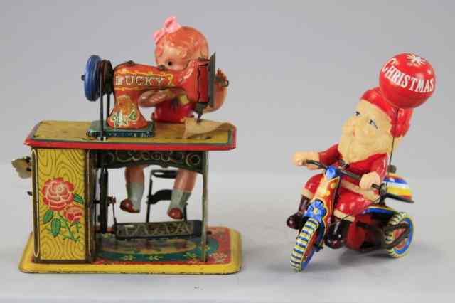 Appraisal: LOT OF TWO TIN TOYS Japan both done in lithographed