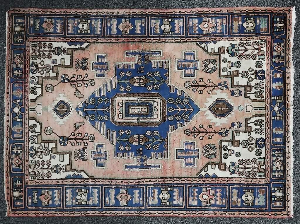 Appraisal: Antique Northwest Persian Tribal Kurdish hand-knotted rug Tree of life