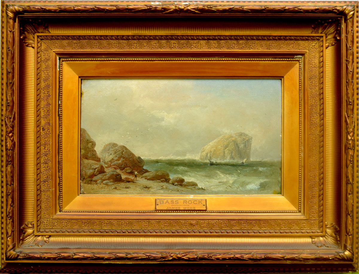 Appraisal: WEBB James British - ''Bass Rock'' Oil Board sight size