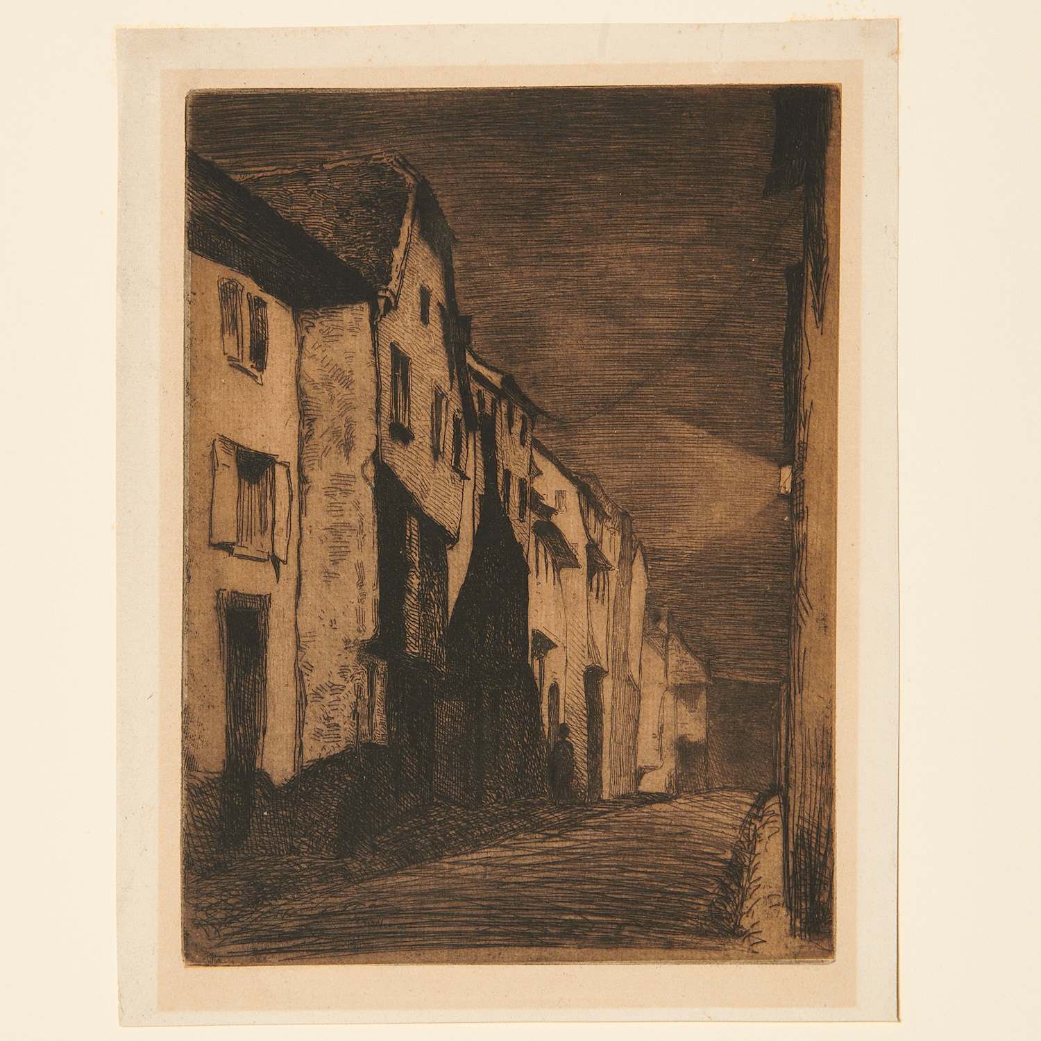 Appraisal: JAMES A M WHISTLER DRYPOINT ETCHING James Abbott McNeill Whistler