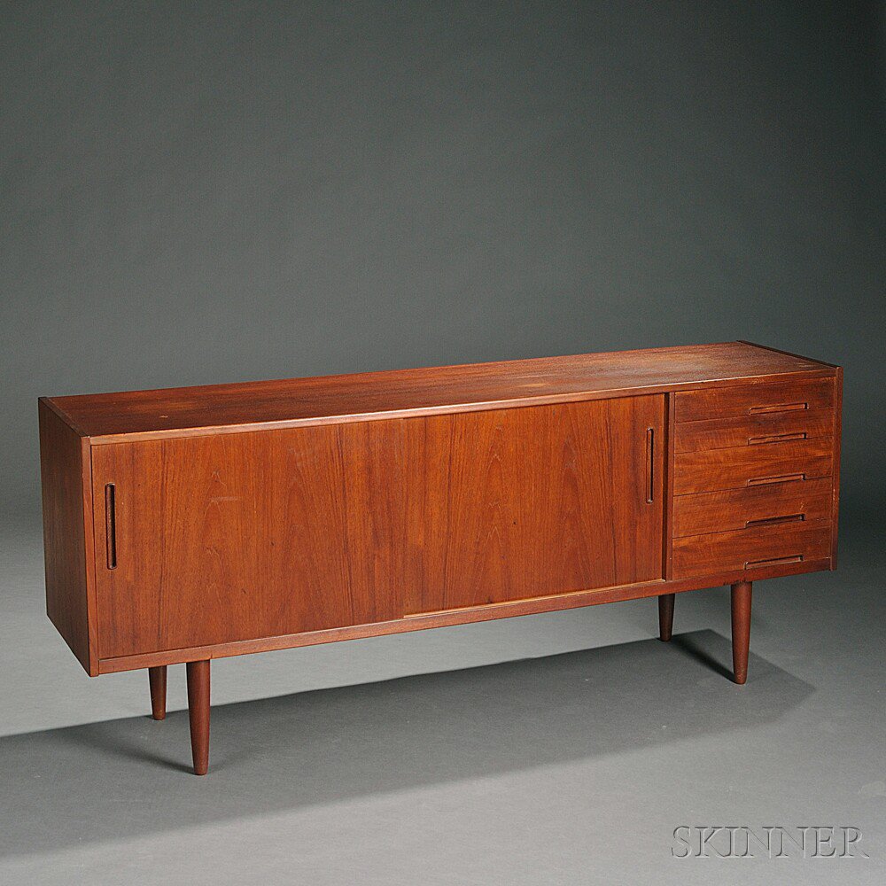 Appraisal: Illums Bolighus Sideboard Teak Possibly designed by Eric Worts Copenhagen