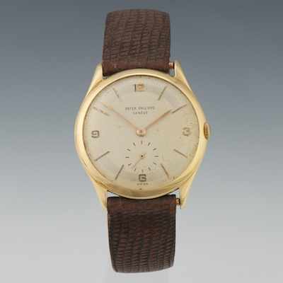 Appraisal: A Gentleman's Patek Philippe k Gold Watch Ref serial number