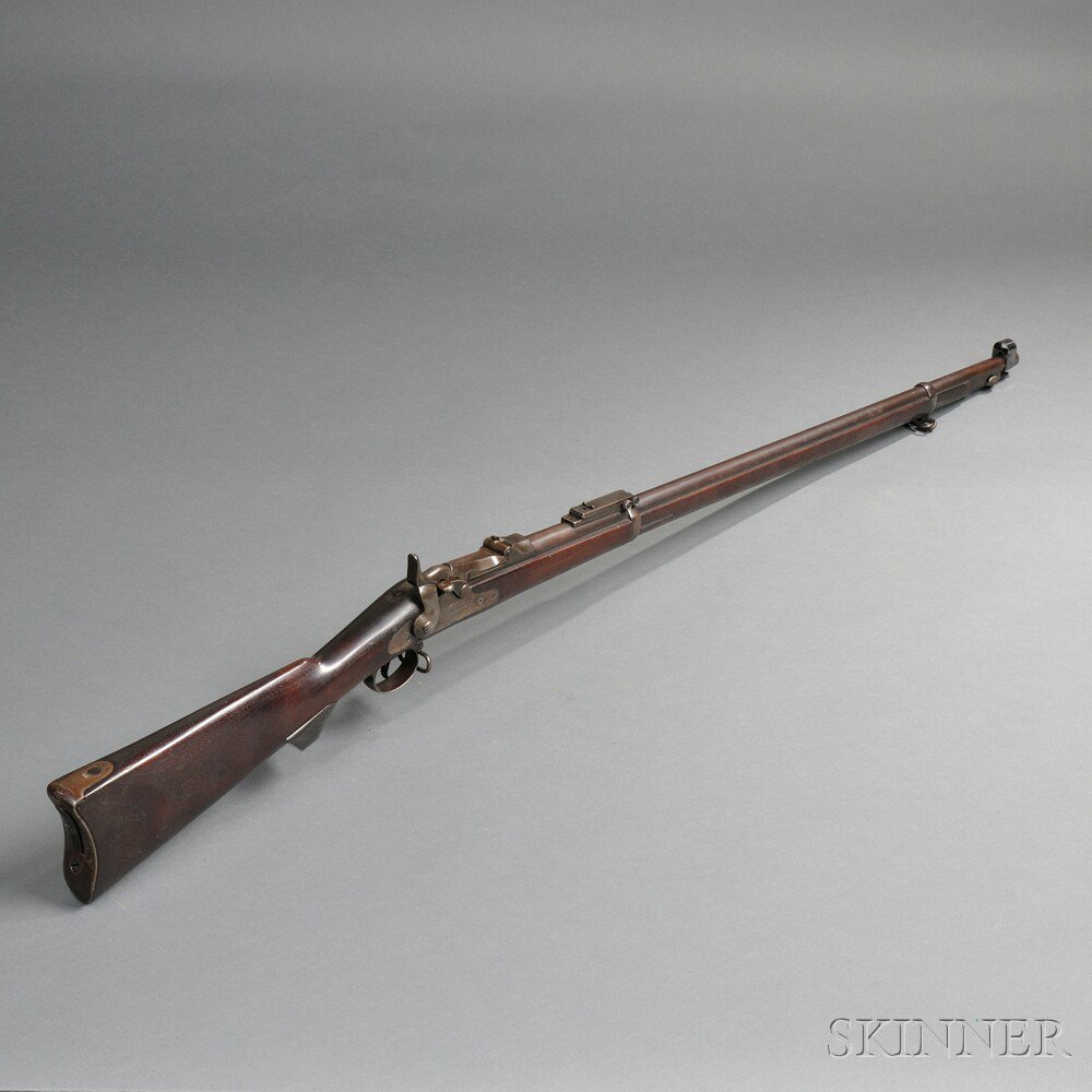 Appraisal: Model Trapdoor Springfield Rifle c walnut stock with crisp cartouche