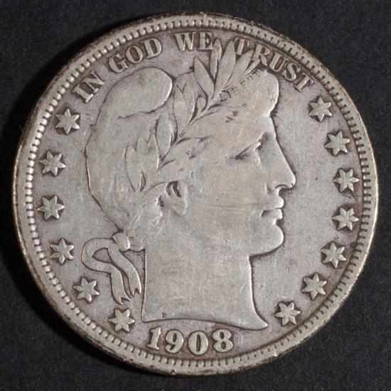 Appraisal: Nineteen United States Barber type silver half dollars - all