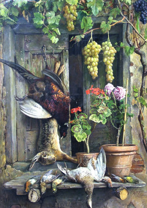 Appraisal: Aurelio Zingoni Italian - - Still life with dead game