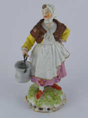 Appraisal: A th century ceramic figure of a milkmaid Ht cm