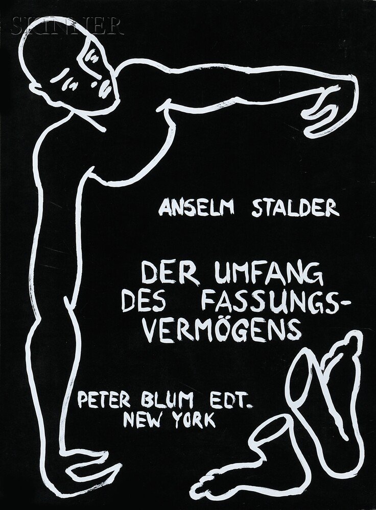 Appraisal: Anselm Stalder Swiss b DER UMFANG DES FASSUNGSVERM GENS THE