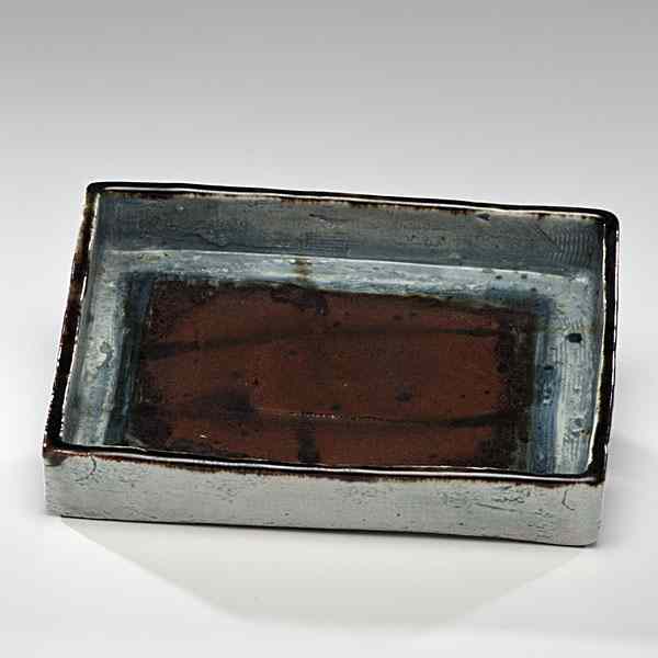 Appraisal: Albert Green - USA Square Trayca - Stoneware ht wd