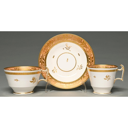 Appraisal: A Spode bone china trio c of London shape in