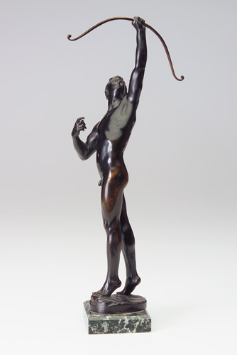 Appraisal: Joseph Upheus American - Archer Cast bronze Signed in the