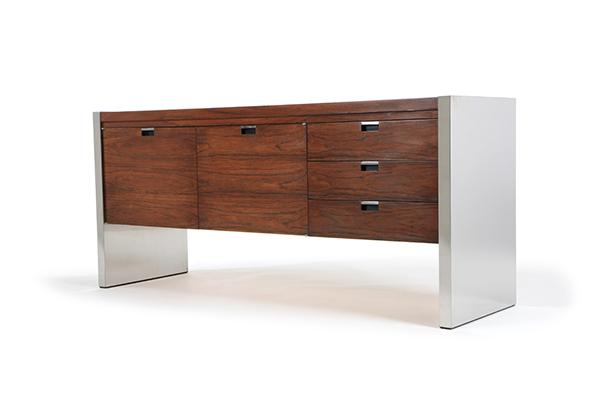 Appraisal: A ROGER SPRUNGER CREDENZA c s America Manufactured by Dunbar