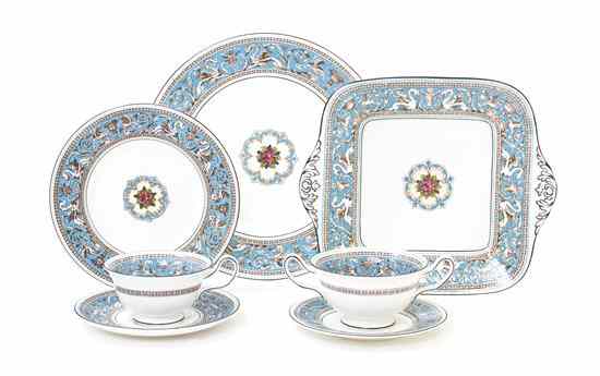 Appraisal: A Wedgwood Porcelain Dinner Service for Twelve in the Florentine