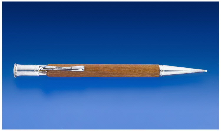 Appraisal: Graf von Faber-Castell Classic Pencil In permbuca wood with platinum