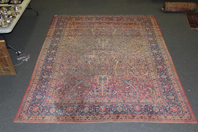 Appraisal: Handmade imported Persian Iran Kashan oriental rug Circa ' x