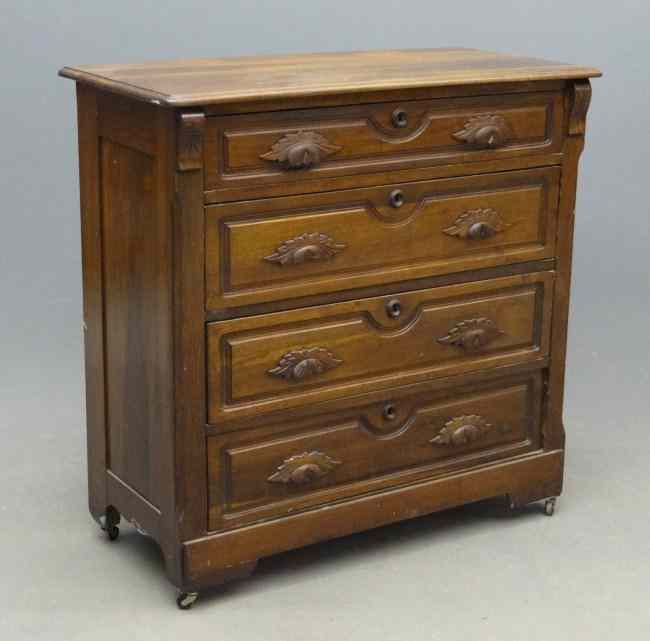 Appraisal: th c Victorian drawer chest '' W '' D ''