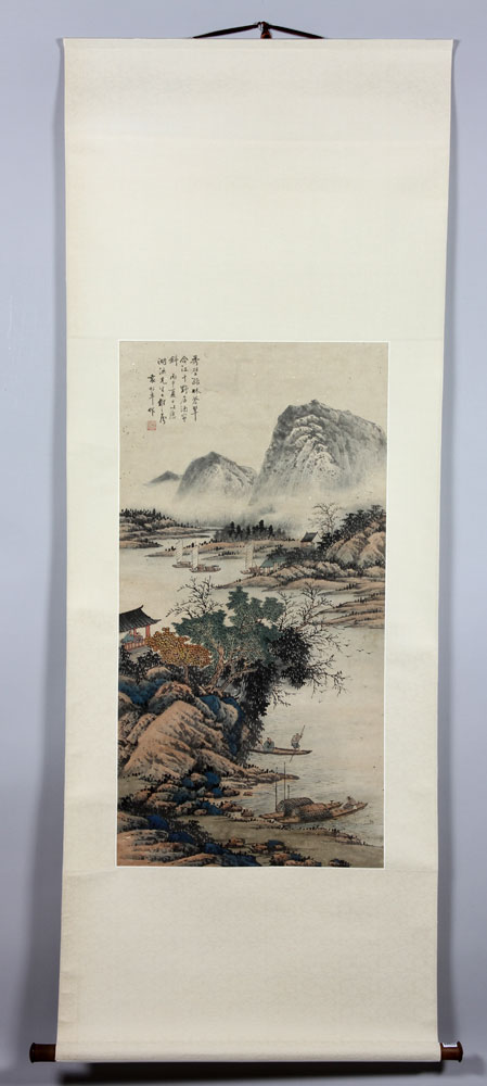 Appraisal: - th C Chinese Painting Attr Yuan Song Nian Scroll