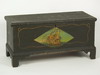 Appraisal: BLANKET BOX - Six board pine lift top blanket box