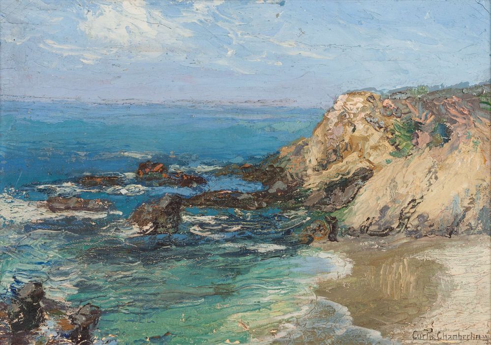 Appraisal: Curtis Chamberlin American - Laguna Seascape Curtis Chamberlin American -