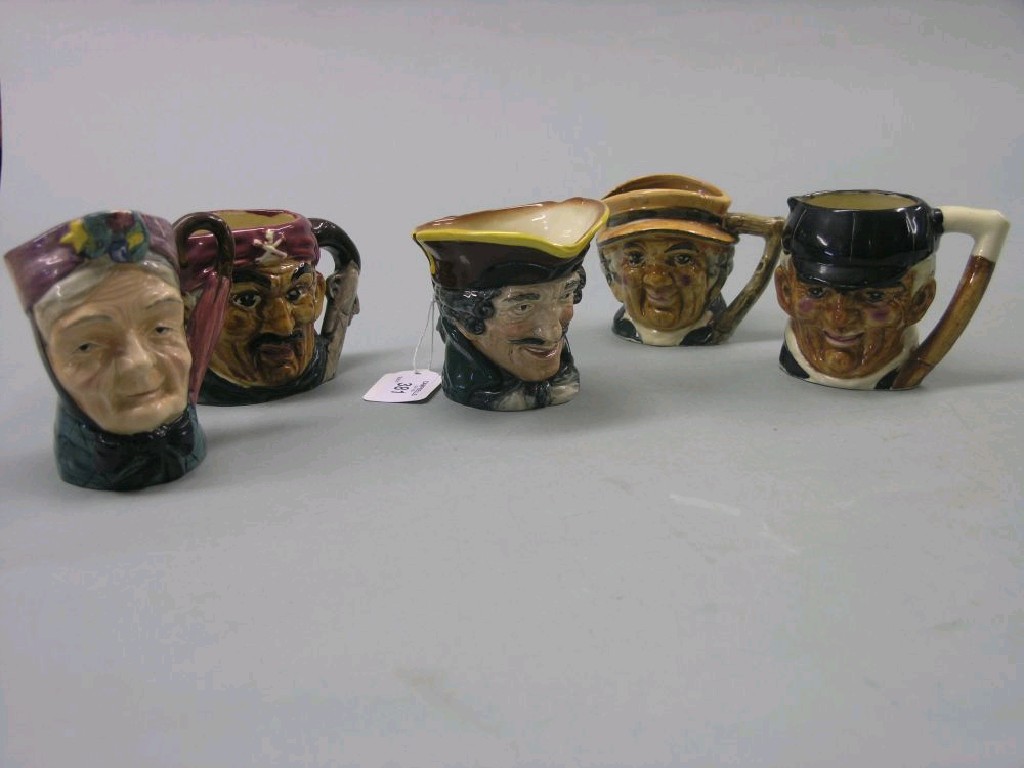 Appraisal: A small Royal Doulton character jug Dick Turpin and four