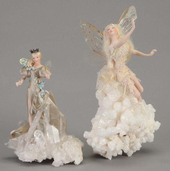 Appraisal: Pair of Susan Stephanie Fairy Dolls America late th Century