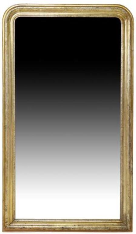 Appraisal: French Louis Philippe period giltwood wall mirror mid th c