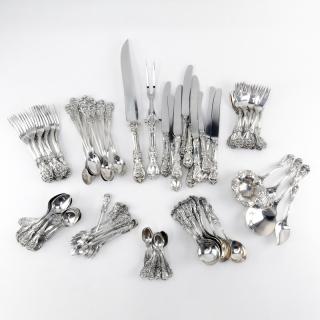 Appraisal: Vintage Ninety Seven Piece Reed Barton Sterling Silver Flatware Service