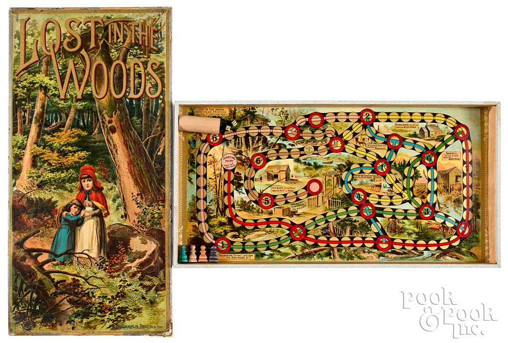 Appraisal: McLoughlin Bros Lost in the Woods Game McLoughlin Bros Lost