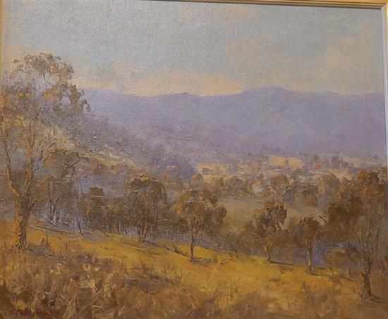 Appraisal: J COLIN ANGUS YACKANDANDAH COUNTRY SIDE OIL ON BOARD