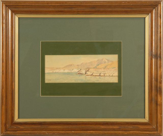 Appraisal: ELMER WACHTELAmerican - California coastline Signed lower left E Wachtel