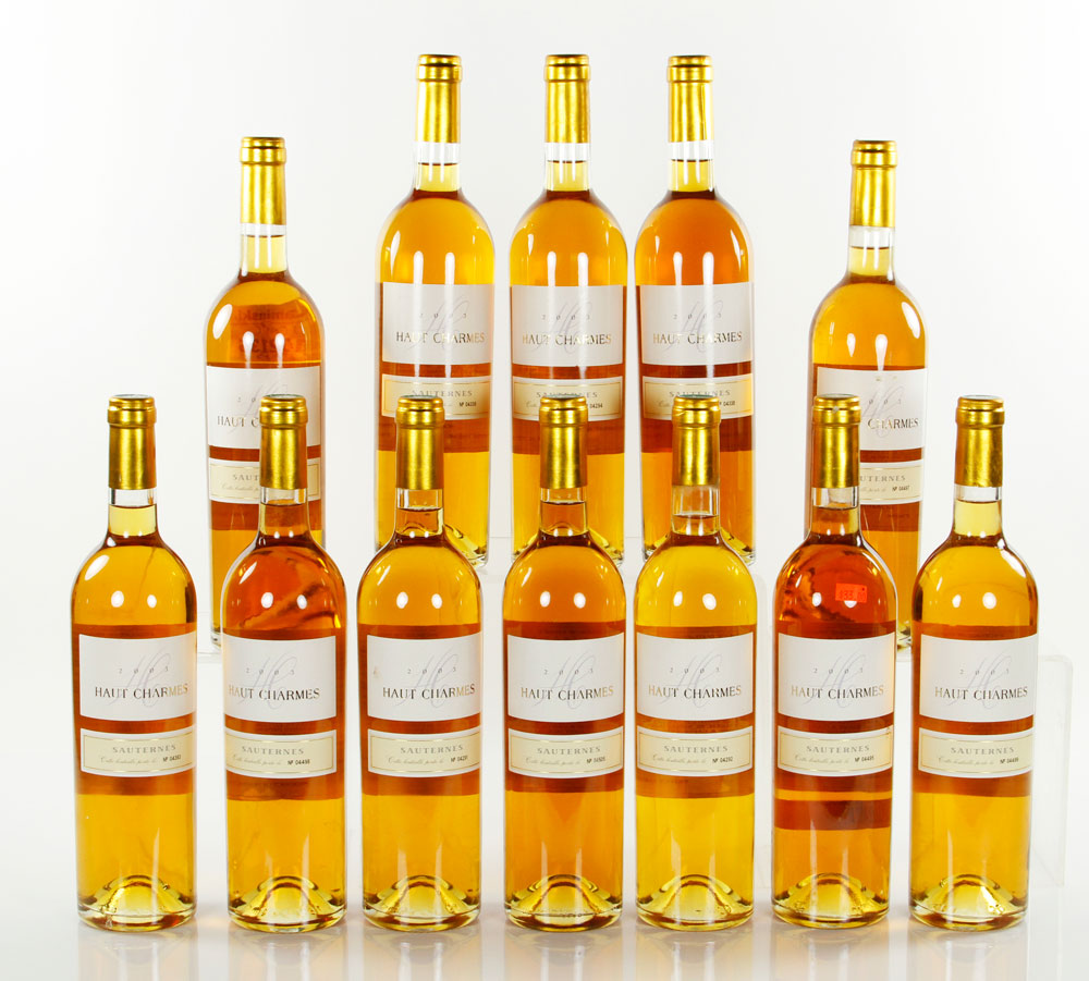 Appraisal: - Case Haut Charmes Sauternes One case twelve bottles Haut