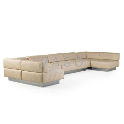 Appraisal: HARVEY PROBBER Sectional sofa Condition Report