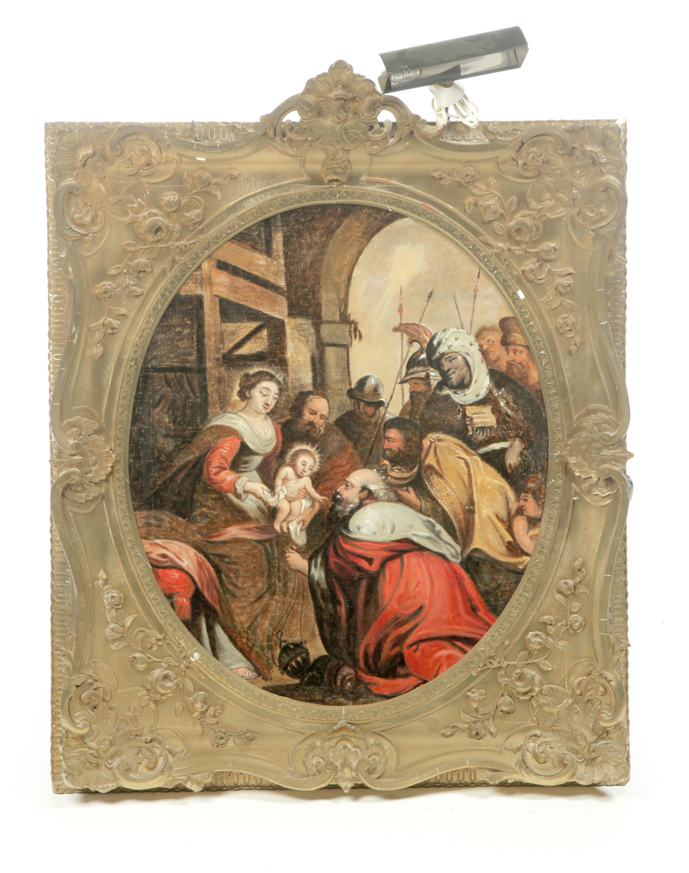 Appraisal: ADORATION OF THE MAGI AMERICAN OR EUROPEAN SCHOOL LATE TH