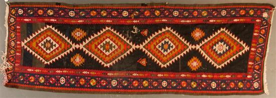 Appraisal: Semi-antique Kelim runner Turkey circa x