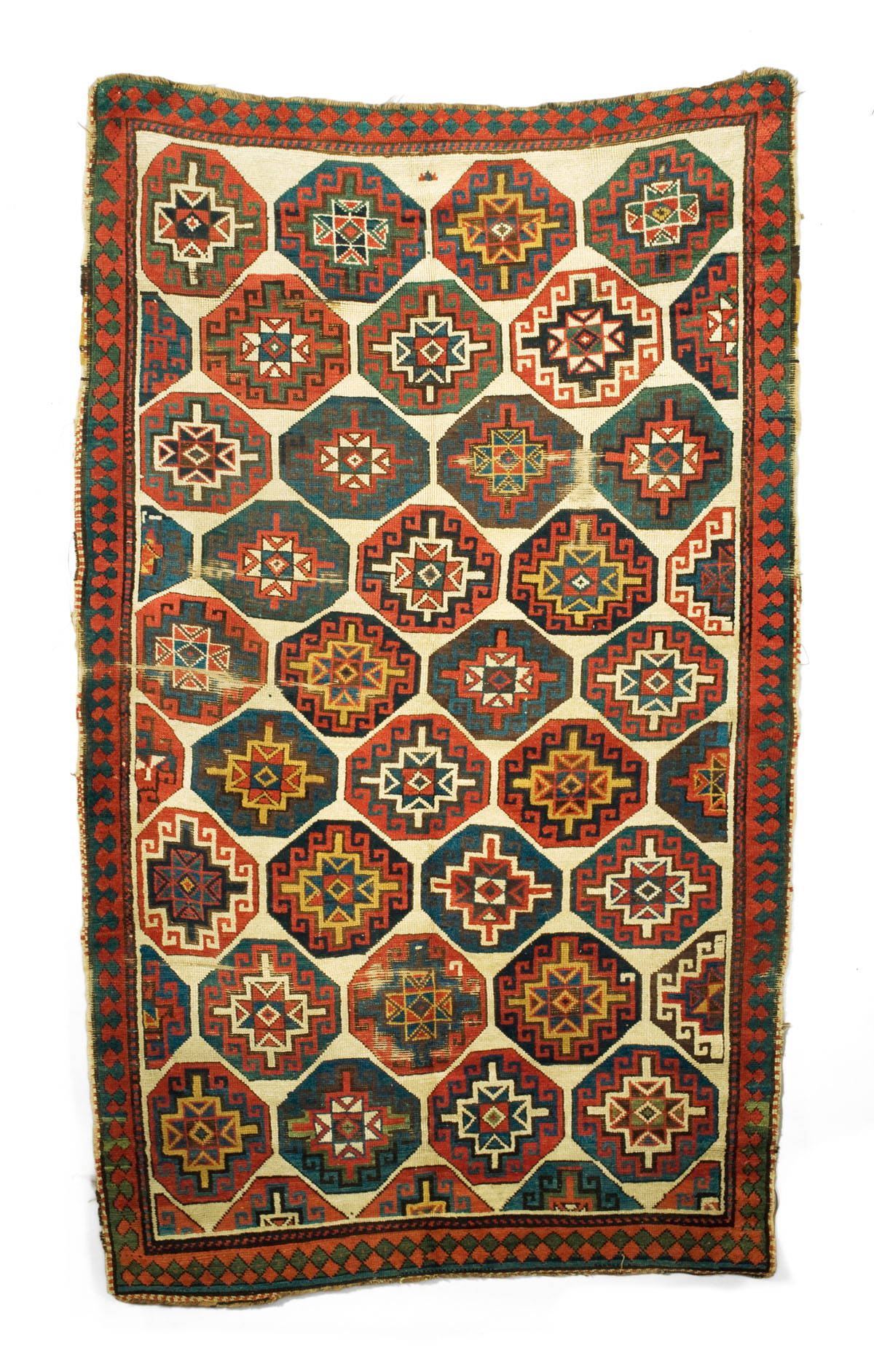 Appraisal: MOGHAN RUG CENTRAL CAUCASUS MID- TH CENTURY The cream field