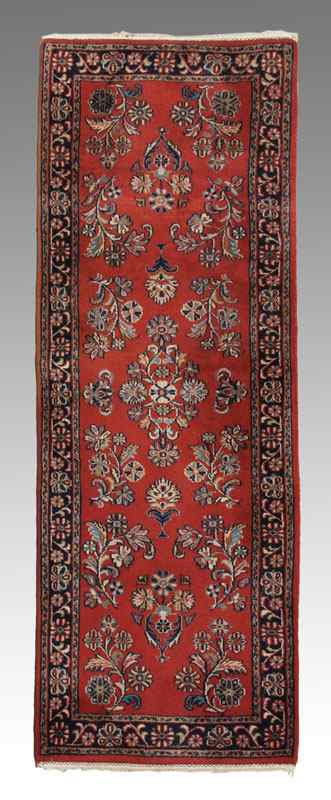 Appraisal: PERSIAN LILIHAN HAND KNOTTED WOOL RUG '' x '' Traditional