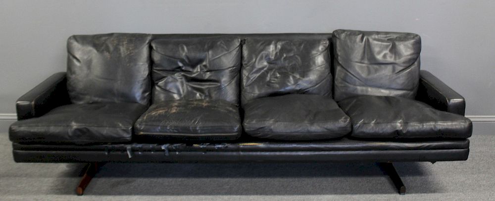 Appraisal: Midcentury Fredrik Kayser for Vatne Mobler Sofa Signed and From