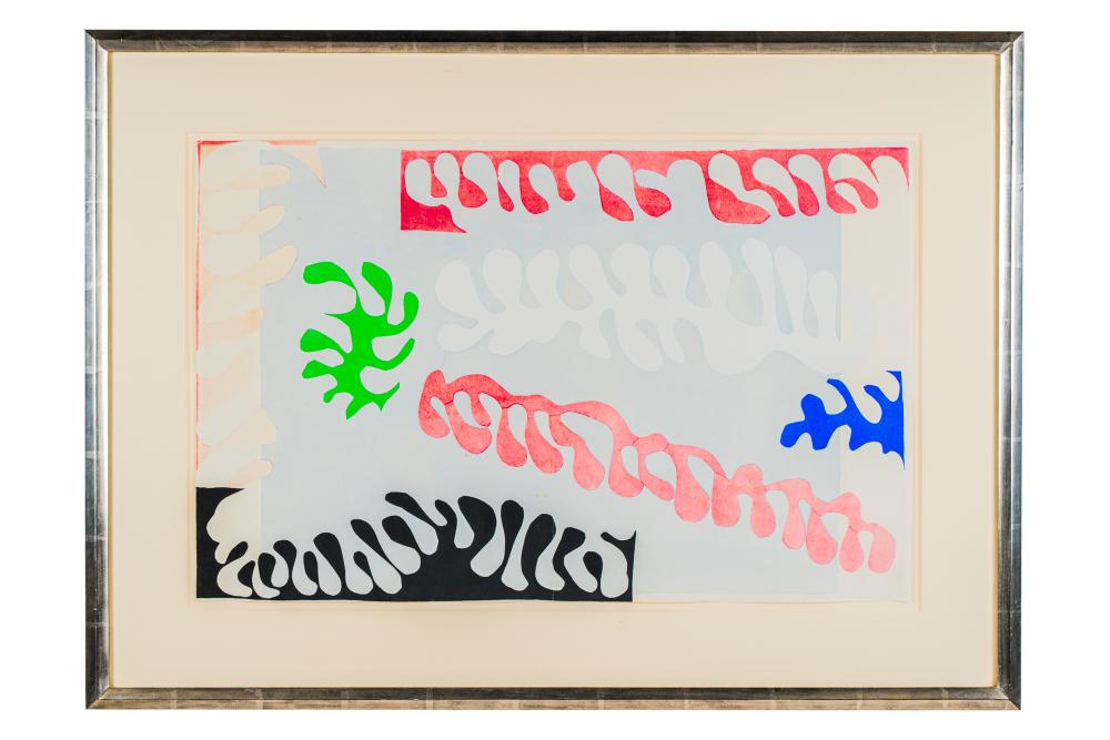 Appraisal: HENRI MATISSE - JAZZ LE LAGON THE LAGOON pochoir in