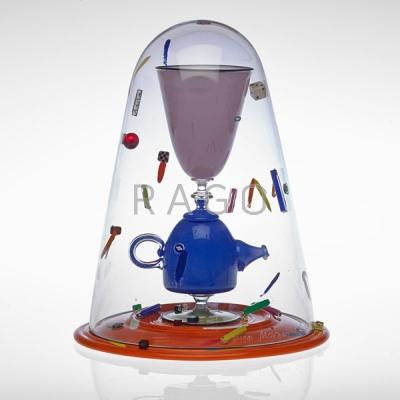 Appraisal: RICHARD MARQUIS Glass sculpture Bell Jar Condition Report