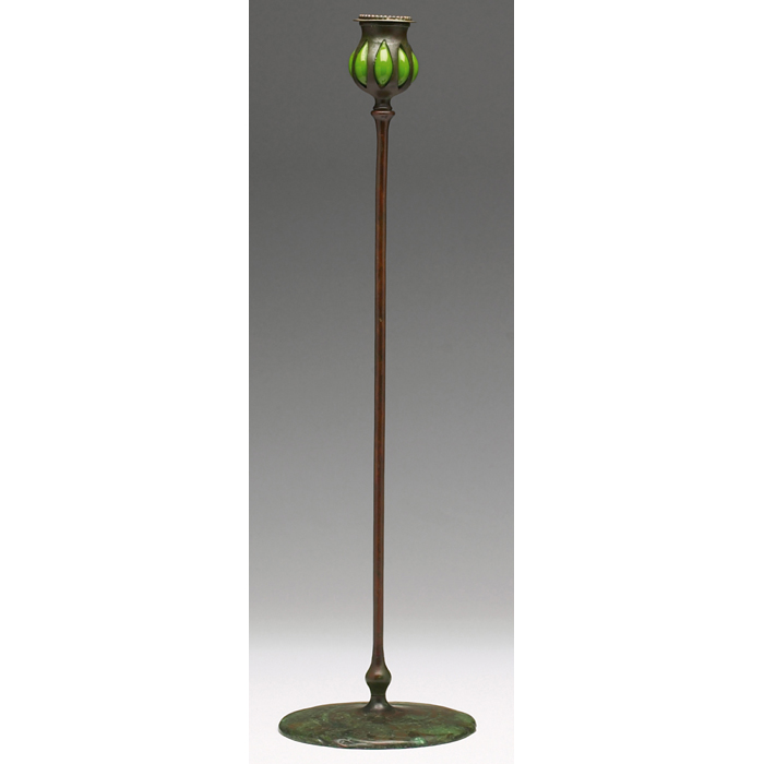 Appraisal: Tiffany Studios candlestick