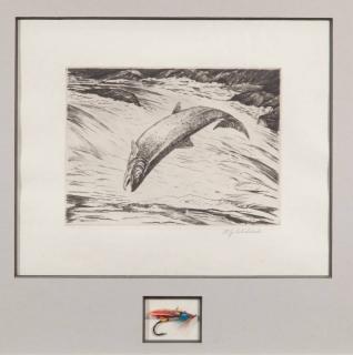 Appraisal: William J Schaldach Two Etchings each signed W J Schaldach