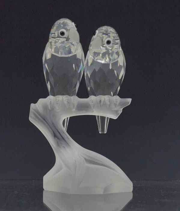 Appraisal: SWAROVSKI COLLECTORS SOCIETY TOGETHERNESS - THE LOVEBIRDS Max Schreck designer