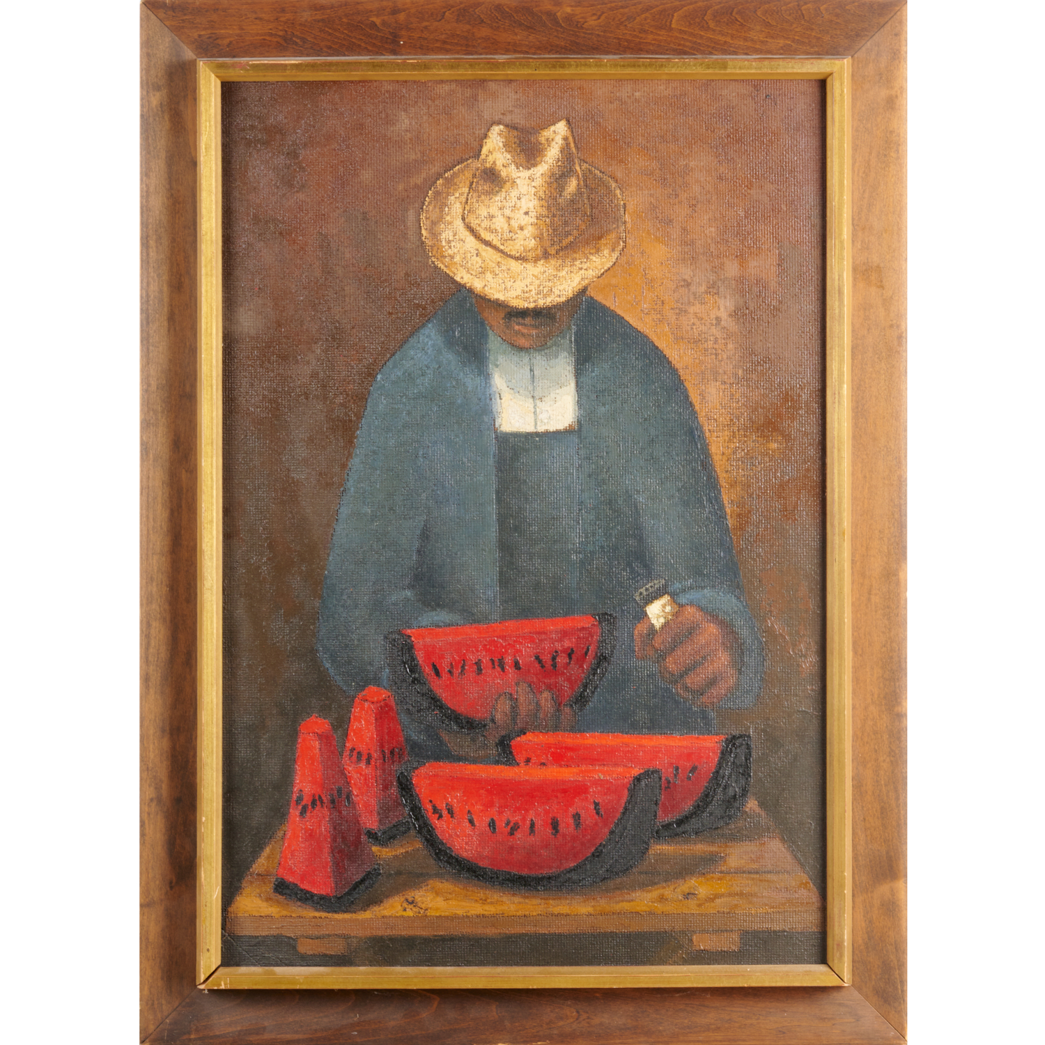 Appraisal: ARMANDO MORALES OIL ON MASONITE Armando Morales Nicaraguan - Hombre