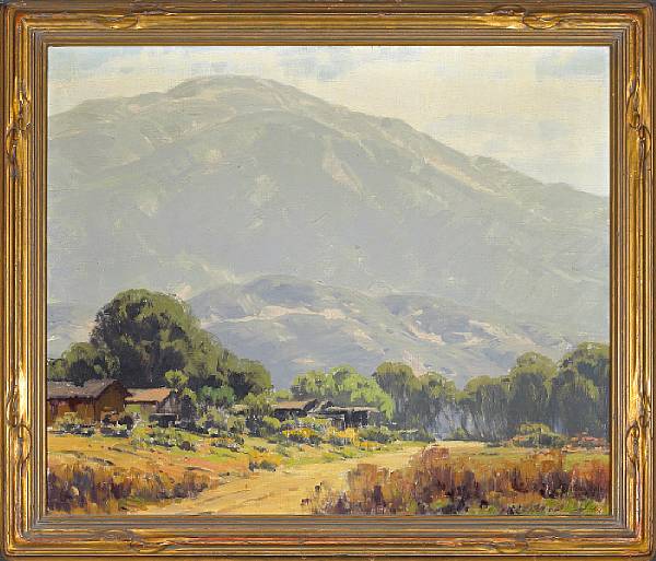 Appraisal: Sam Hyde Harris American - Silver mist Monrovia Peak from