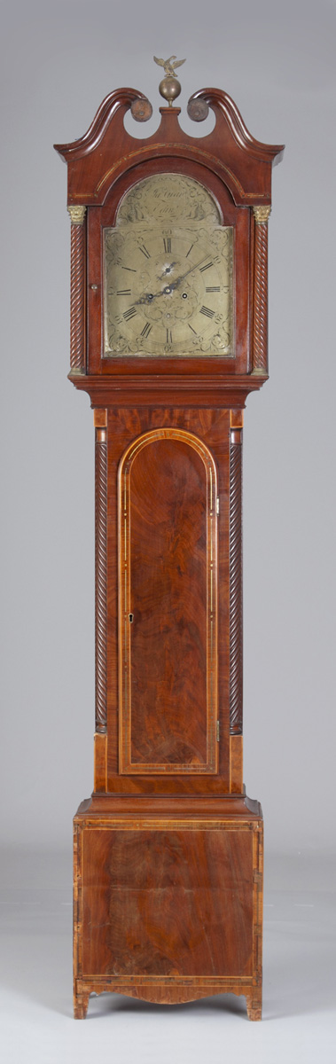 Appraisal: James Gray Edinburgh Tall Case Clock Mahogany case with brass