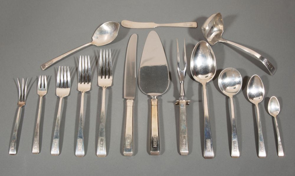 Appraisal: Towle Craftsman Pattern Sterling Silver Flatware Service for Twelve incl