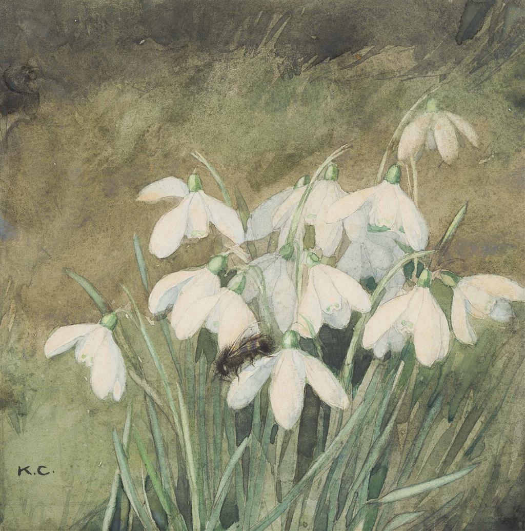 Appraisal: KATHERINE CAMERON R S W R E SCOTTTISH - SNOWDROPS